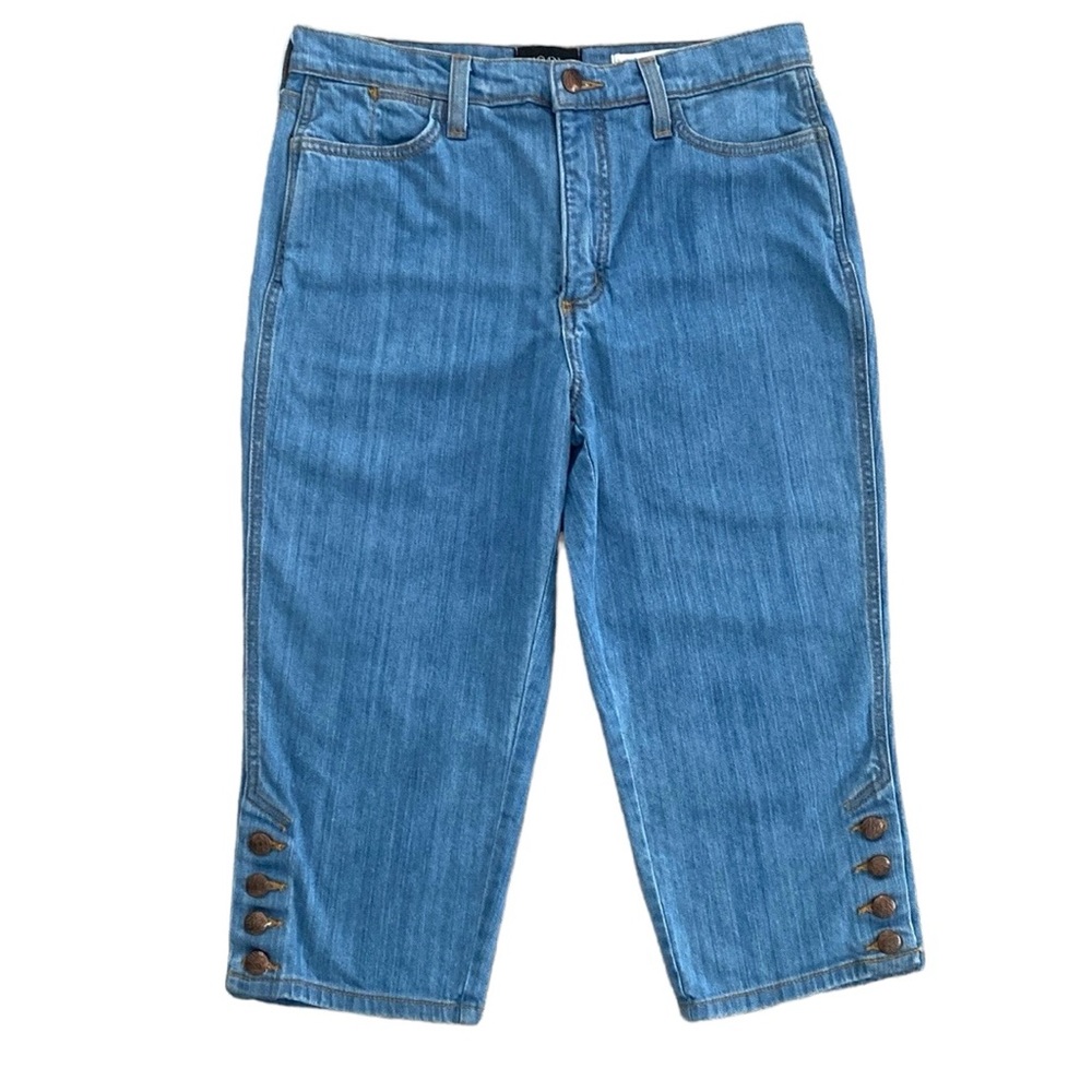 NYDJ Jean Side Button Petite Capris